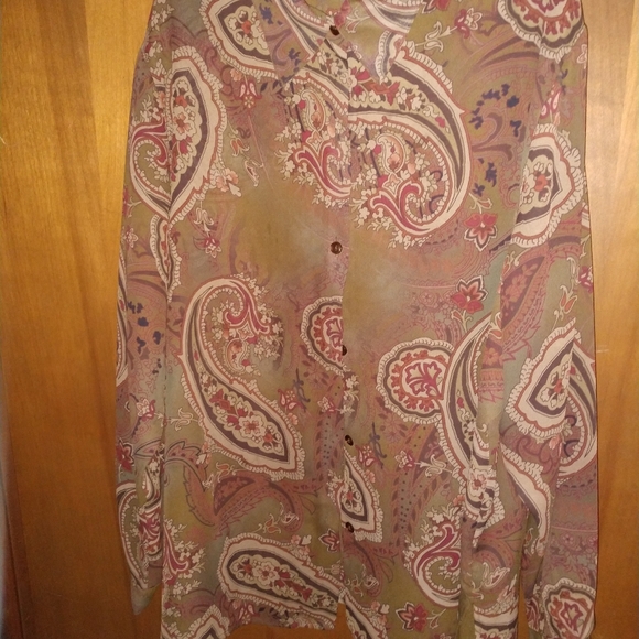 Button down blouse set - Picture 5 of 8